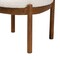 Baxton Studio Iliana Japandi Cream Boucle Fabric and Walnut Brown Finished Rubberwood Ottoman Footstool 228-12964-ZORO - alternate 6
